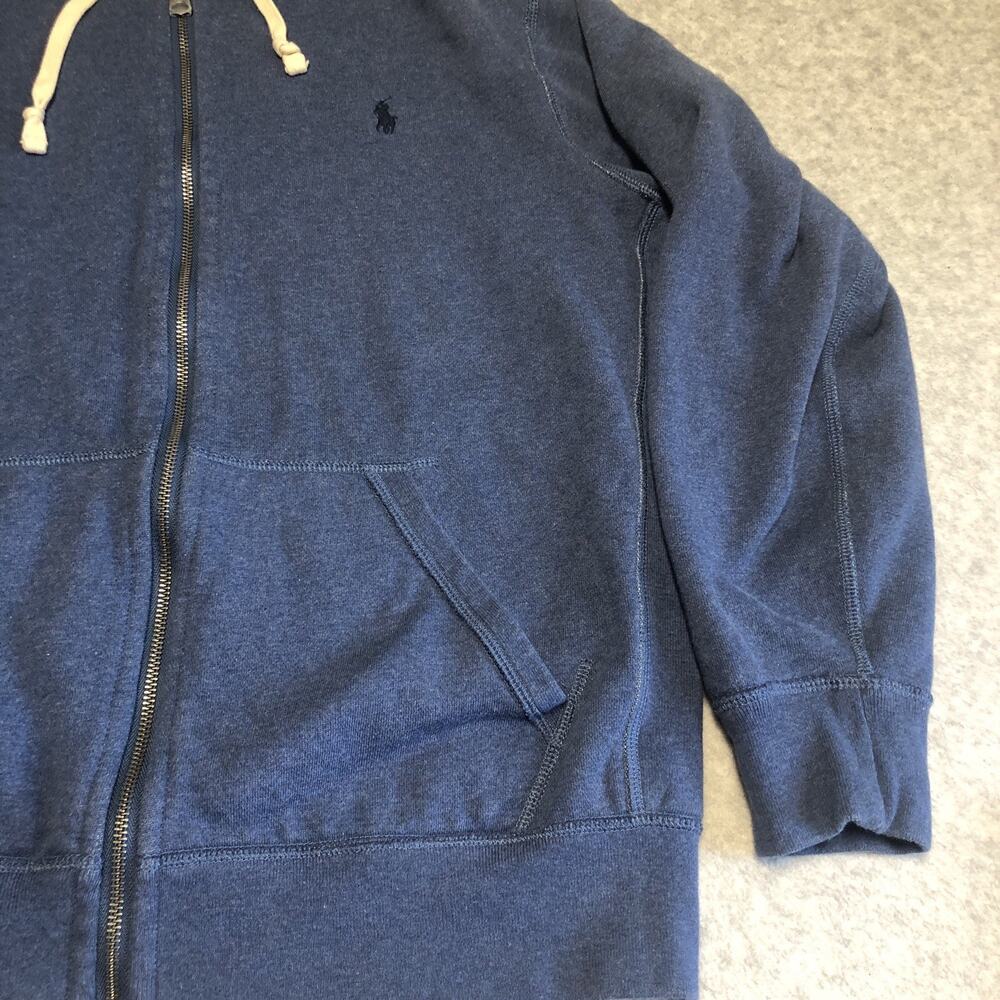 Polo Ralph Lauren Jacket Mens Size Large Hooded Full Zip Sweatshirt Preppy - Picture 3 of 13